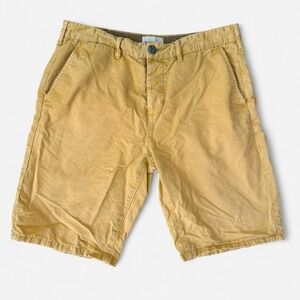 OBEY propaganda orange chino shorts